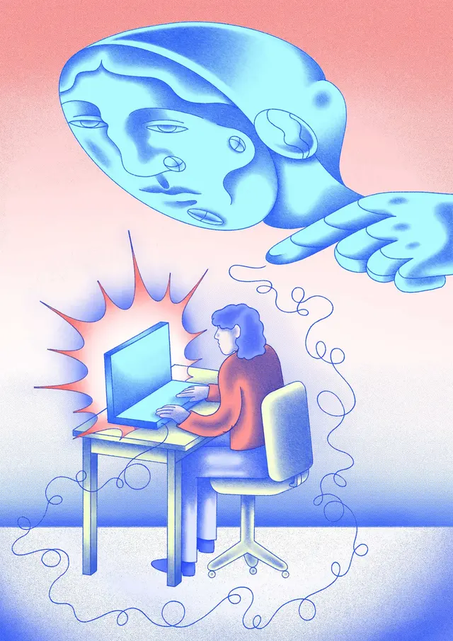 Hanneke Rozemuller’s editorial illustrations delve into daydreams and everyday anxieties
