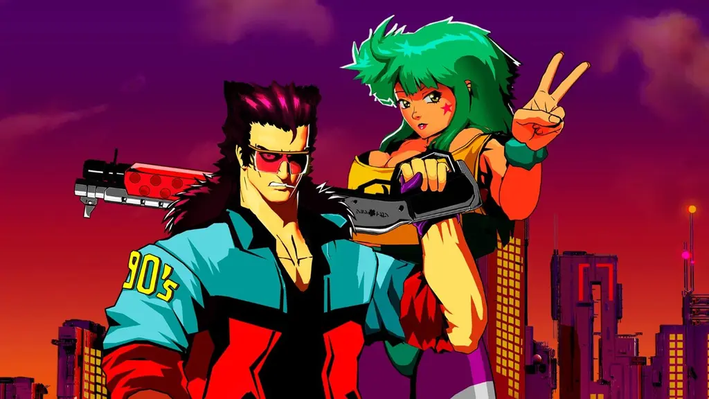 Why Mullet Madjack’s retro VHS-era anime art style still stands out