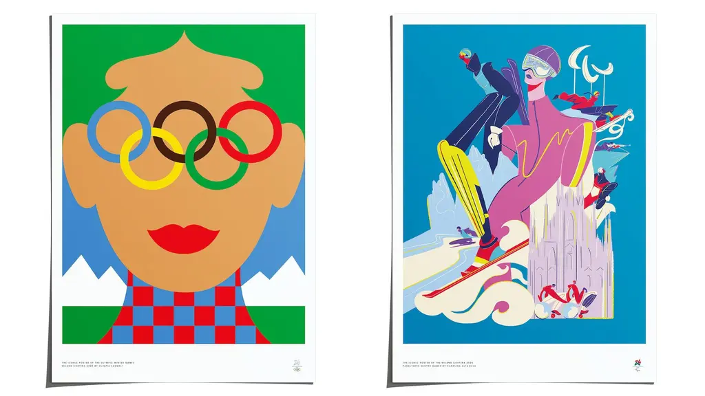 The Milano Cortina 2026 Olympic and Paralympic posters are instant classics