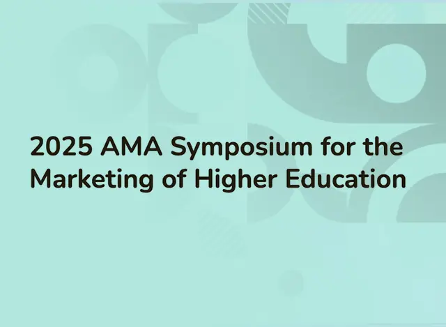 2025 AMA Symposium for the Marketing of Higher Education