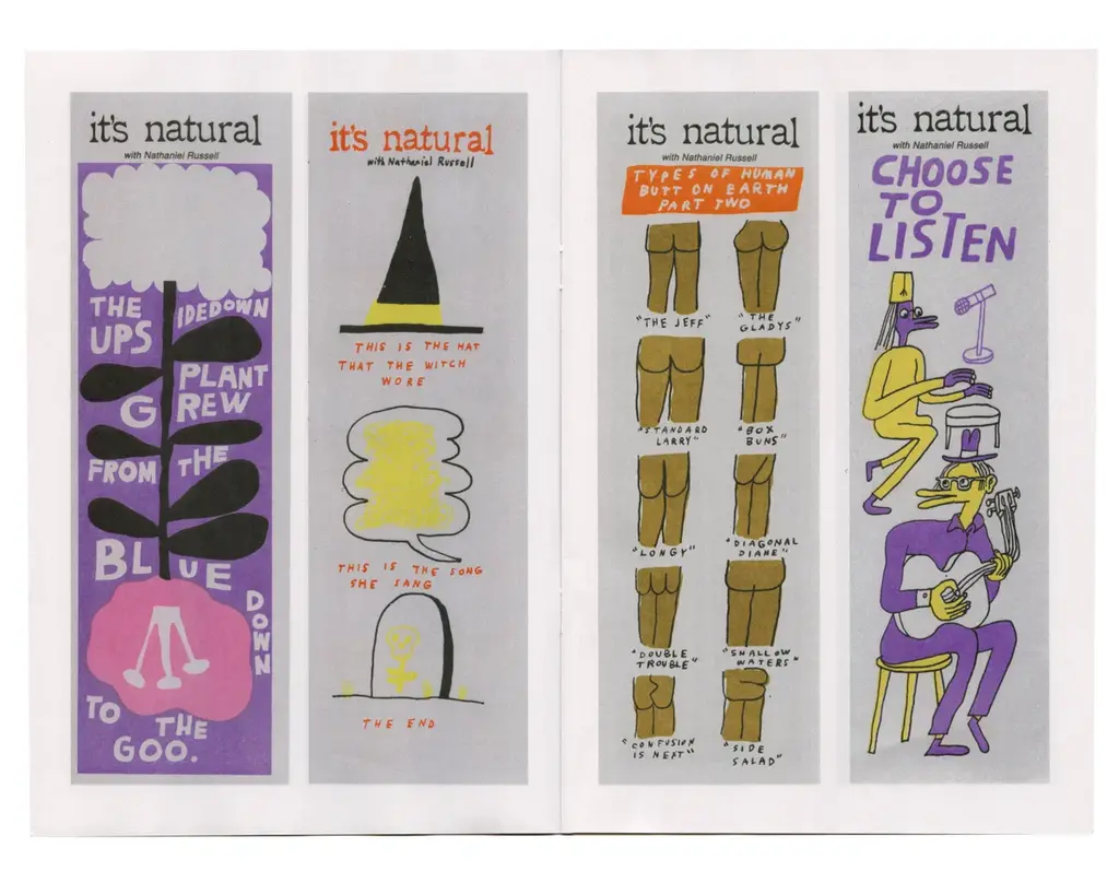 Remembering Nathaniel Russell’s charming and economical illustrated columns for The Smudge