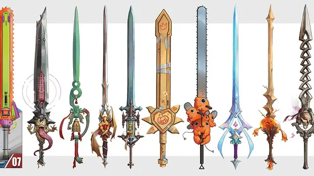Check out this striking sword art