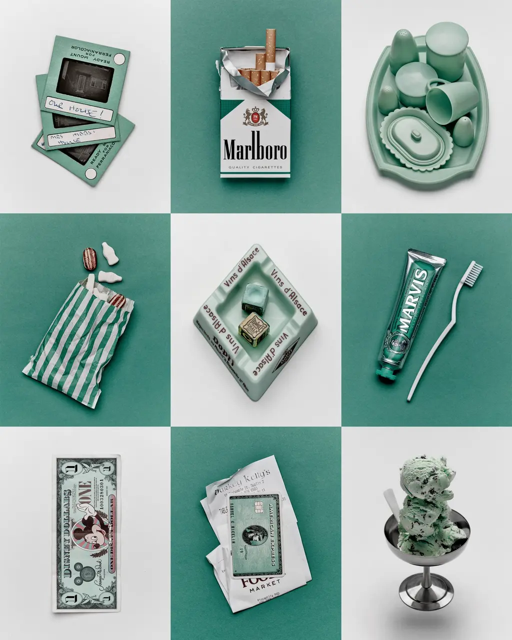 Still life photographer Sam Nicklin loves vintage adverts, colour coordination and eBay