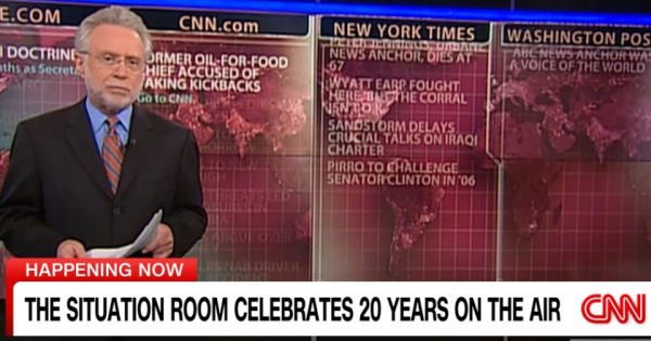 The Situation Room Celebrates 20 Years on CNN
