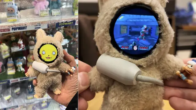 I finally get the Labubu hype if I can play Doom on its face
