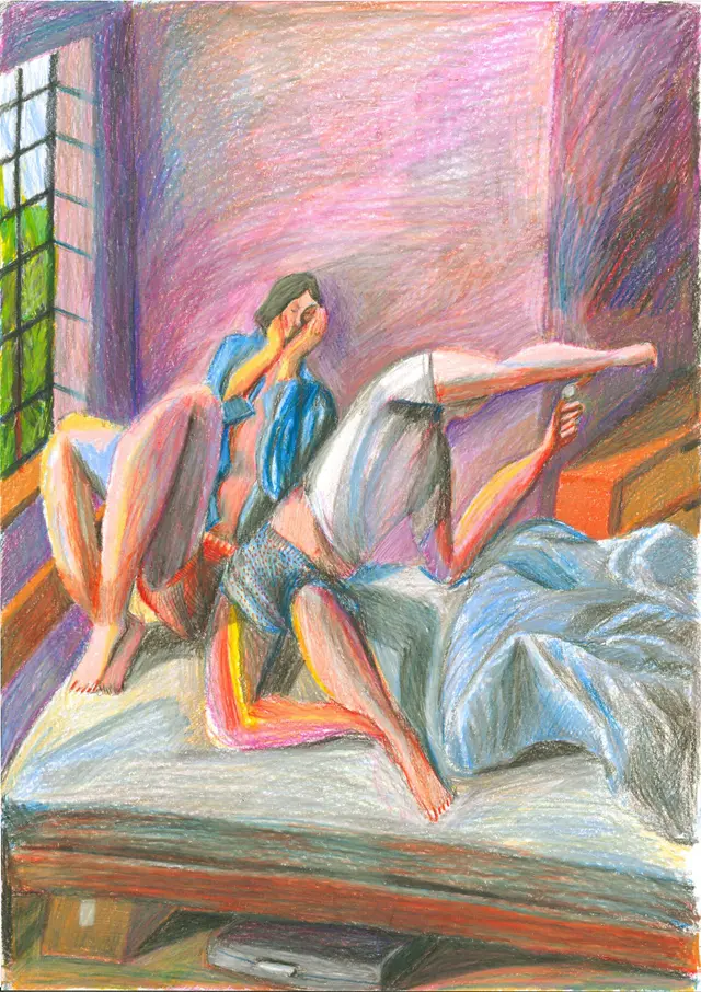 Pat Thomas’ drawings are unapologetic and filled with feeling
