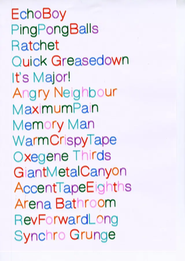 Stanley Plowman’s Garble is machine-executed typography filled with human mess